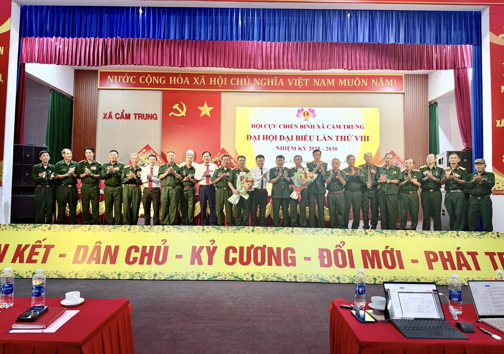 ĐẠI HỘI CỰU CHIẾN BINH XÃ CẨM TRUNG LẦN THỨ I, NHIỆM KỲ 2025 – 2030.