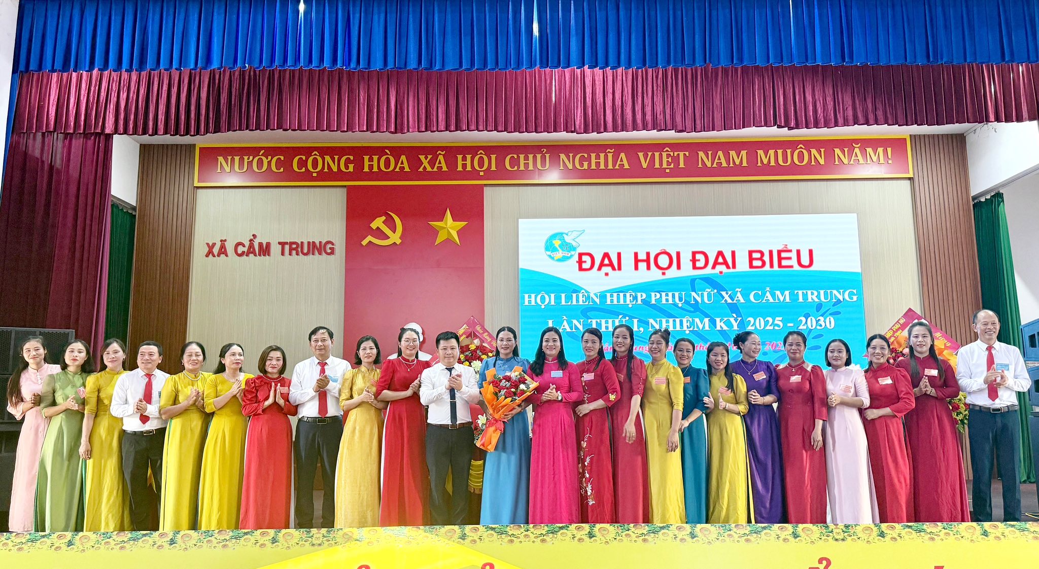 ĐẠI HỘI ĐẠI BIỂU PHỤ NỮ XÃ CẨM TRUNG LẦN THỨ I, NHIỆM KỲ 2025 – 2030.