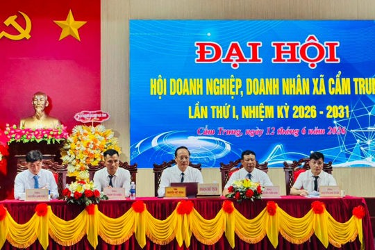 Ủy ban nhân dân xã Cẩm Trung, tỉnh Hà Tĩnh long trọng tổ chức Đại hội Hội Doanh nghiệp, Doanh nhân xã Cẩm Trung lần thứ I, nhiệm kỳ 2026 – 2031