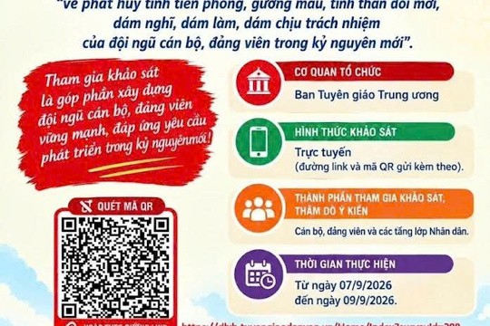 Đảng ủy xã Cẩm Trung triển khai một số nội dung về việc điều tra dư luận xã hội thực hiện  Nghị quyết số 24-NQ/TW, ngày 22/8/2026 của Bộ Chính trị 