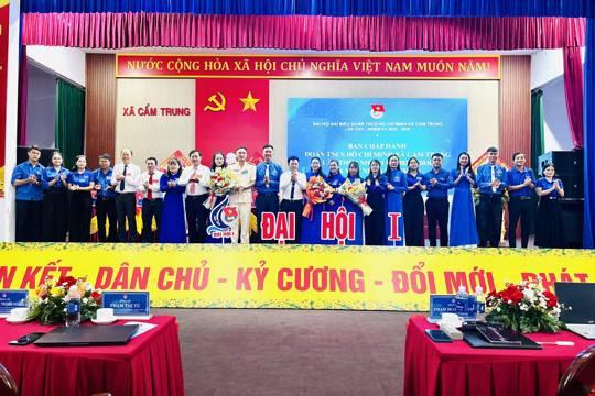 TUỔI TRẺ XÃ CẨM TRUNG ĐOÀN KẾT, BẢN LĨNH, SÁNG TẠO TRONG NHIỆM KỲ MỚI 