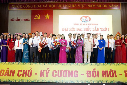 Đại hội đại biểu xã Cẩm Trung lần thứ I, nhiệm kỳ 2025-2030 - Nhiệm kỳ mới vững bước vươn mình thay đổi  