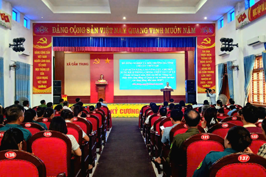 Hội nghị tập huấn “Nâng cao nhận thức cộng đồng và Quản lý rủi ro thiên tai dựa vào cộng đồng, đến năm 2030” năm 2026.
