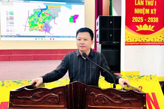 Ban Thường vụ Đảng ủy xã Cẩm Trung vừa tổ chức Hội nghị mở rộng lấy ý kiến góp ý vào Đồ án Quy hoạch chung xây dựng xã Cẩm Trung đến năm 2050.