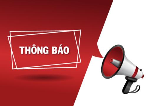 THÔNG BÁO Về việc mất giấy chứng nhận quyền sử dụng đất và cấp lại giấy chứng nhận cho ông Nguyễn Văn Thể và bà Trần Thị Hạnh