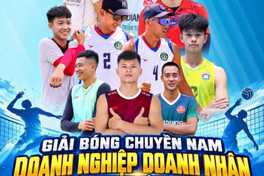Thông báo: xã Cẩm Trung, tỉnh Hà Tĩnh tổ chức giải Bóng chuyền Nam Doanh nghiệp năm 2026 