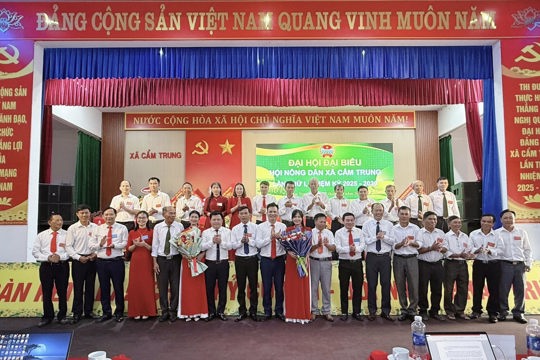 ĐẠI HỘI ĐẠI BIỂU HỘI NÔNG DÂN XÃ CẨM TRUNG LẦN THỨ I, NHIỆM KỲ 2025 - 2030