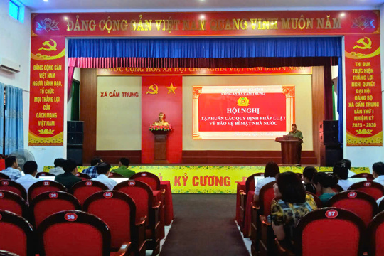 Hội nghị tâp huấn công tác bảo vệ bí mật Nhà nước năm 2026.