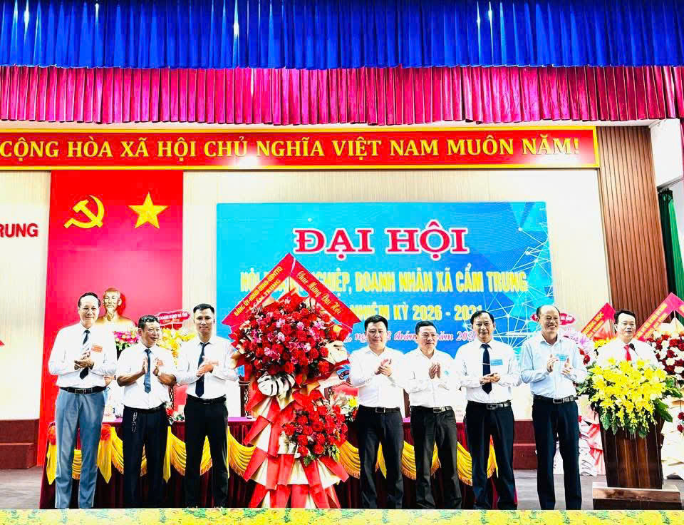 Ủy ban nhân dân xã Cẩm Trung, tỉnh Hà Tĩnh tổ chức thành công Đại hội Hội Doanh Nghiệp, Doanh nhân xã  lần thứ I, nhiệm kỳ 2026- 2031